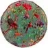 Paradise Round Cushion - Mineral, Velvet