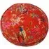 Paradise Round Cushion - Orange, Velvet