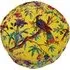 Paradise Round Cushion - Yellow, Velvet