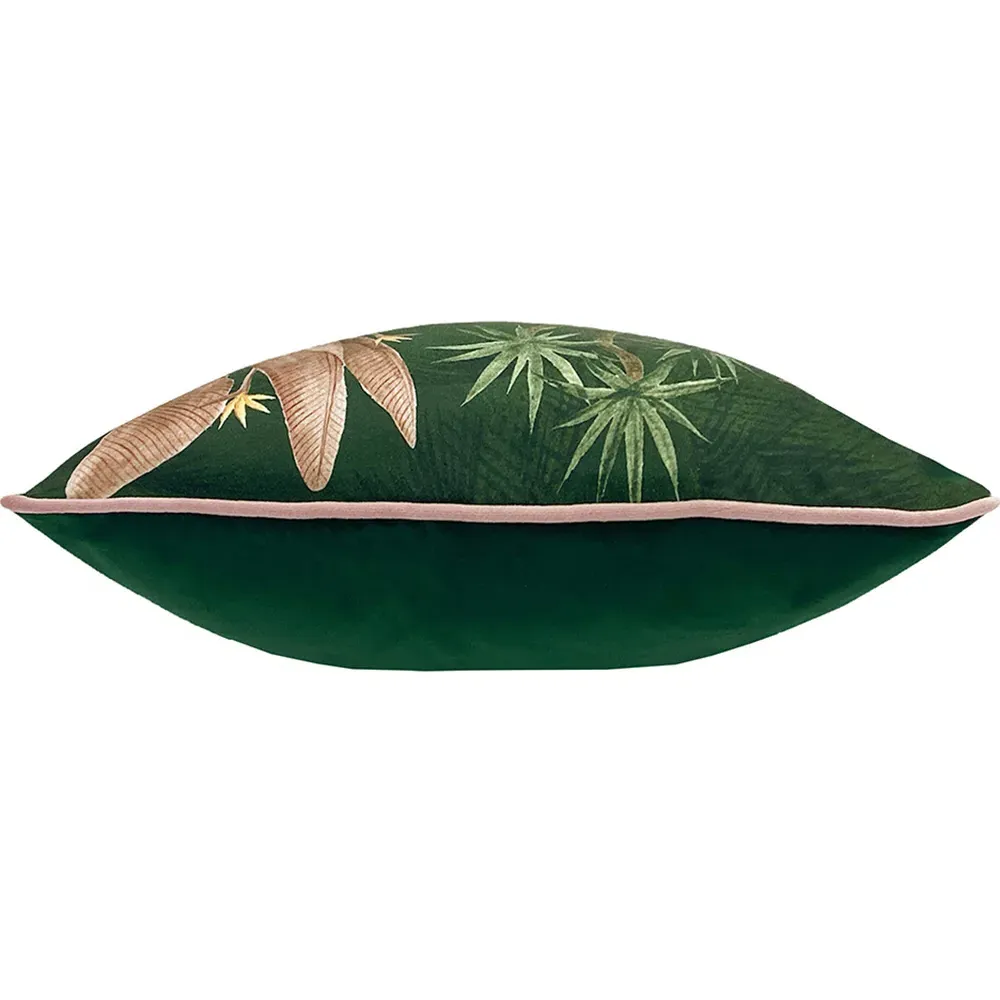Platalea Botanical Cushion - Green