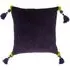 Poonam Damson and Lemon Curry Velvet Touch Cushion - Multi
