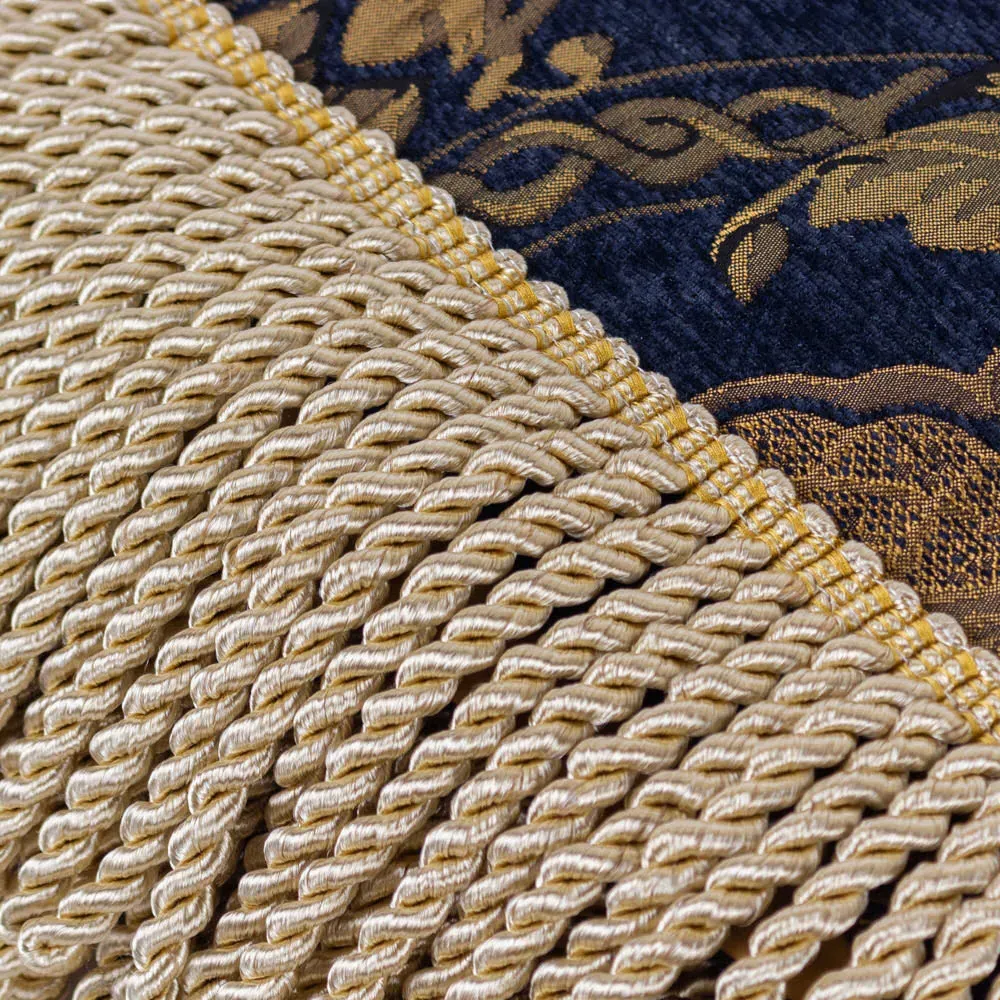 Shiraz Jacquard Throw - Blue, Chenille