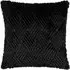 Sonnet Cut Faux Fur Cushion - Black