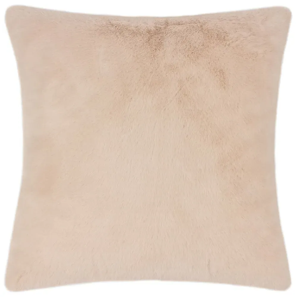 Stanza Brulee Faux Fur Cushion - Cream image