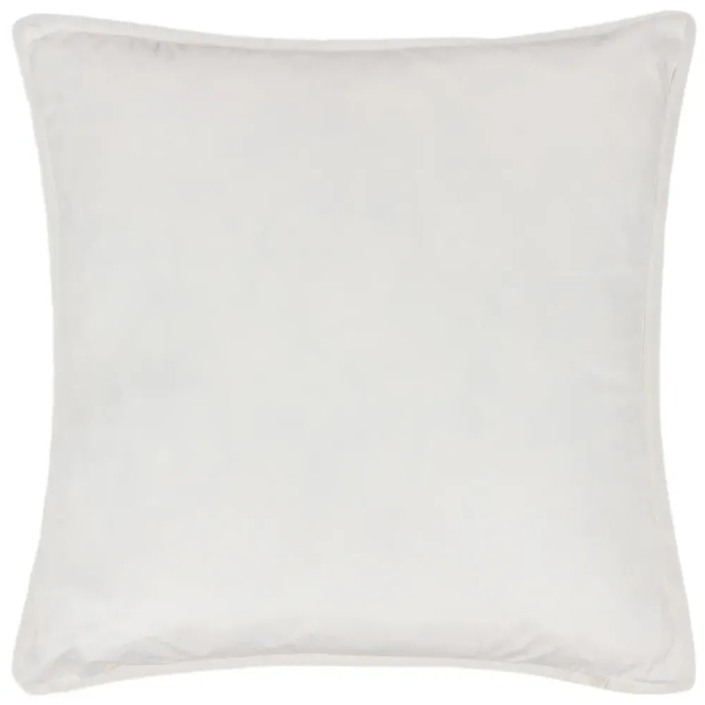 Stanza White Faux Fur Cushion - White