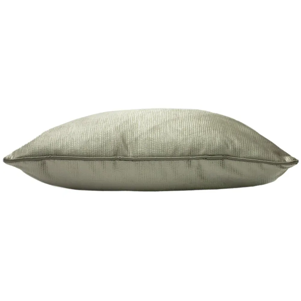 Stella Textured Cushion - Champagne, Velvet