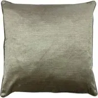 Stella Textured Cushion - Champagne, Velvet