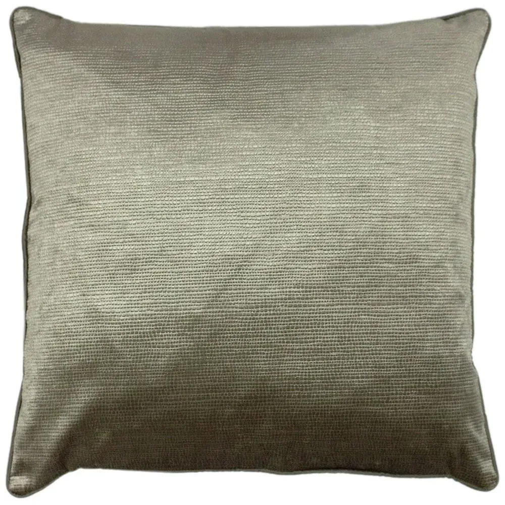 Stella Textured Cushion - Champagne, Velvet image