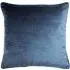 Stella Textured Cushion - Navy, Velvet