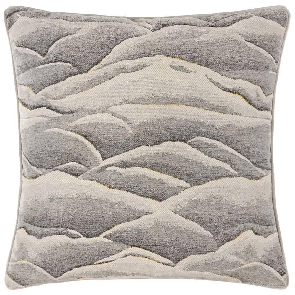 Stratus Jacquard Cushion - Grey