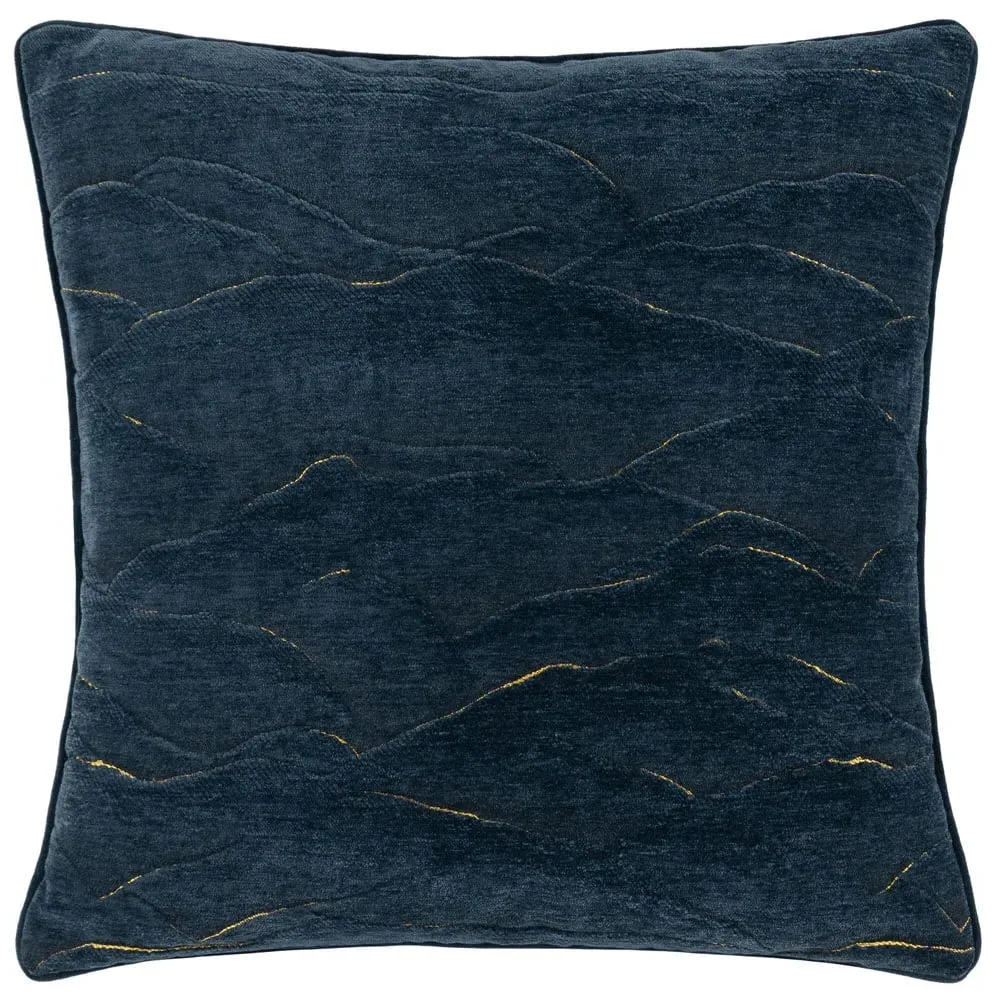 Stratus Jacquard Cushion - Navy