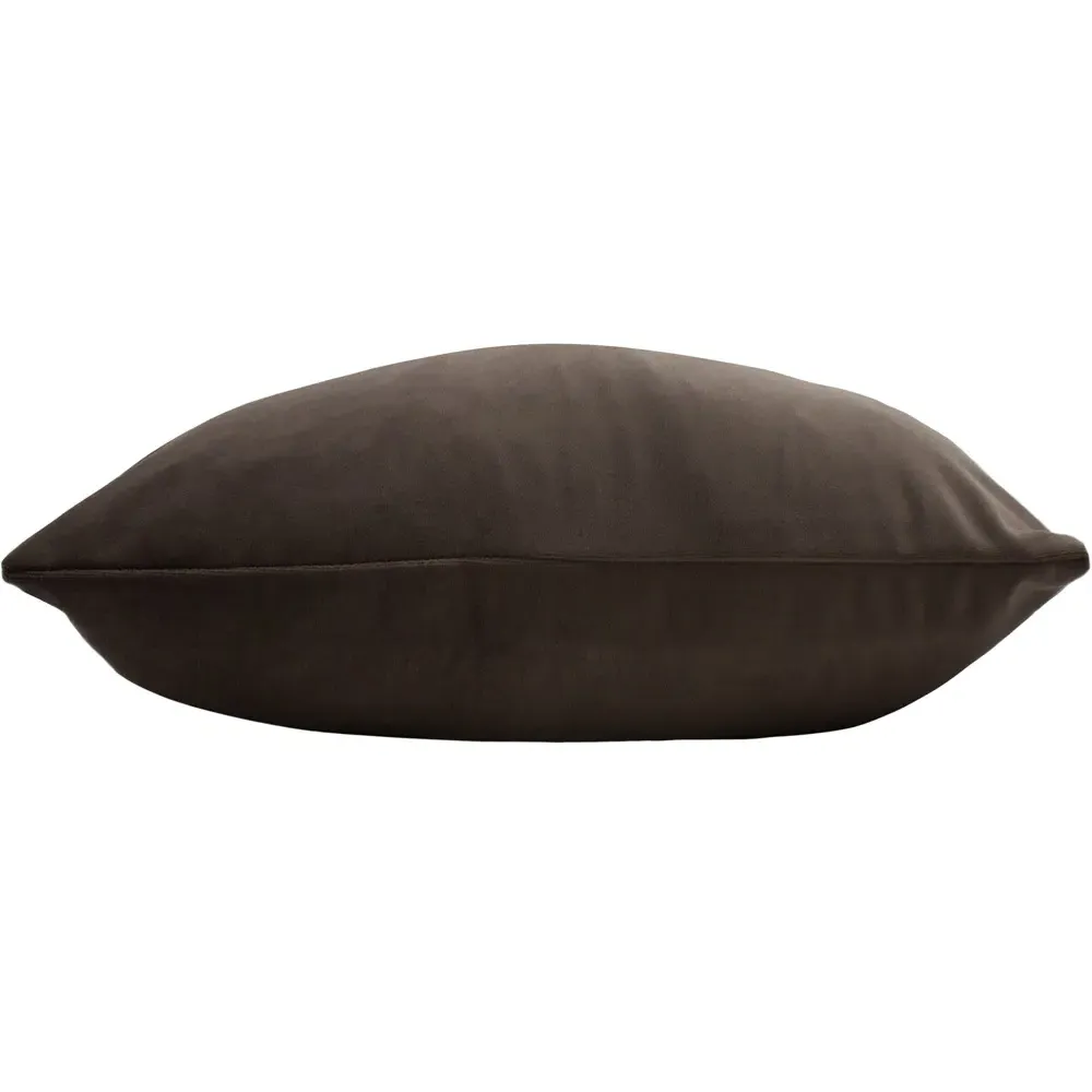 Sunningdale Rectangular Cushion - Truffle, Velvet