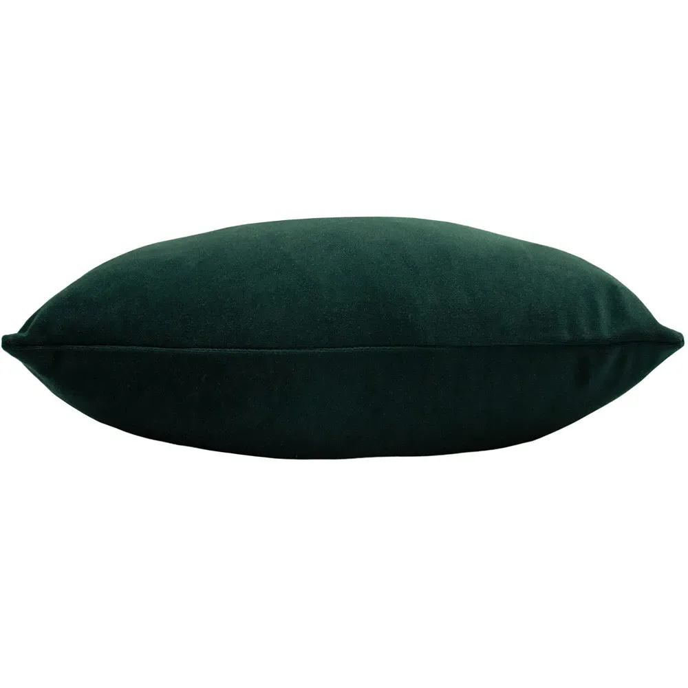 Sunningdale Rectangular Velvet Cushion - Bottle Green