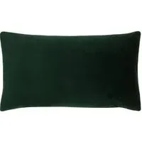 Sunningdale Rectangular Velvet Cushion - Bottle Green