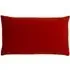 Sunningdale Rectangular Velvet Cushion - Flame Red