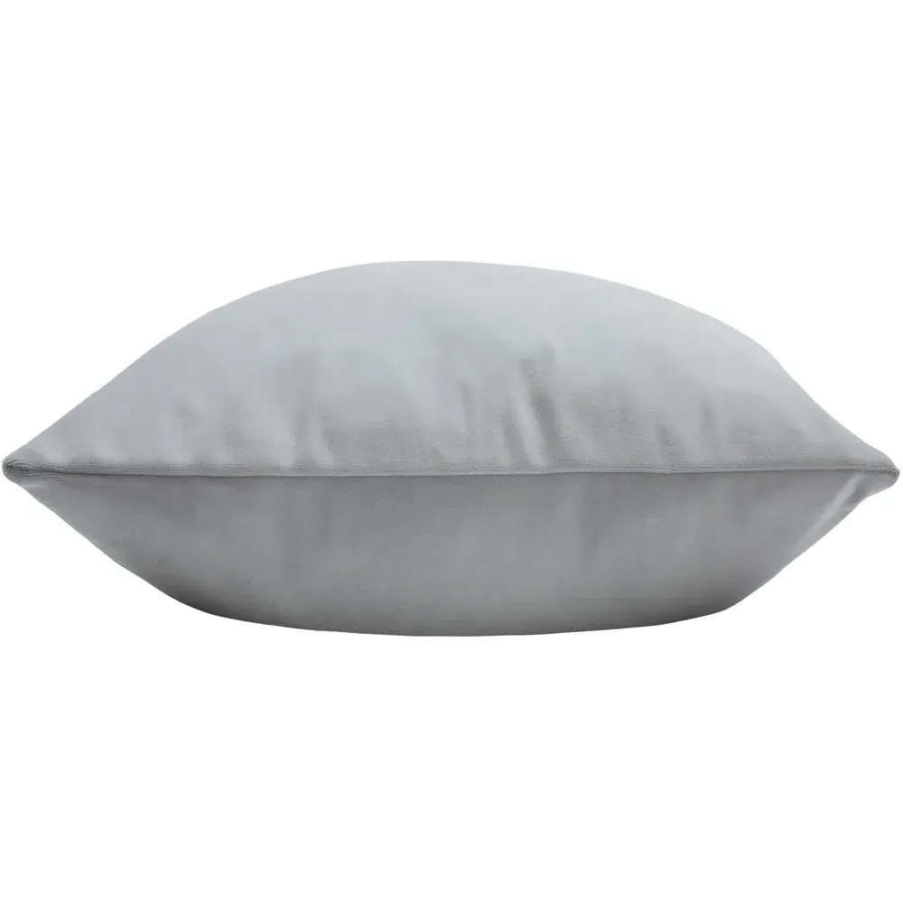 Sunningdale Square Cushion - Platinum, Velvet