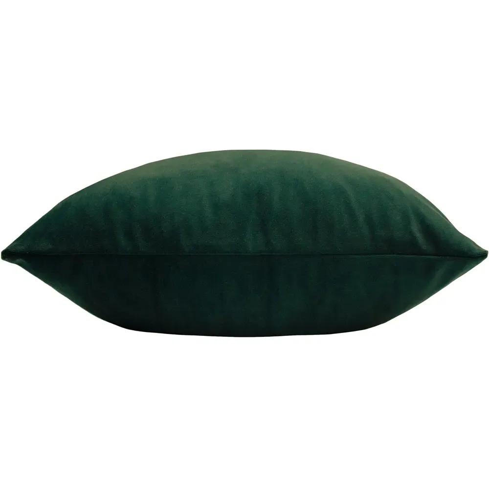 Sunningdale Square Velvet Cushion - Bottle Green