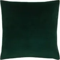 Sunningdale Square Velvet Cushion - Bottle Green