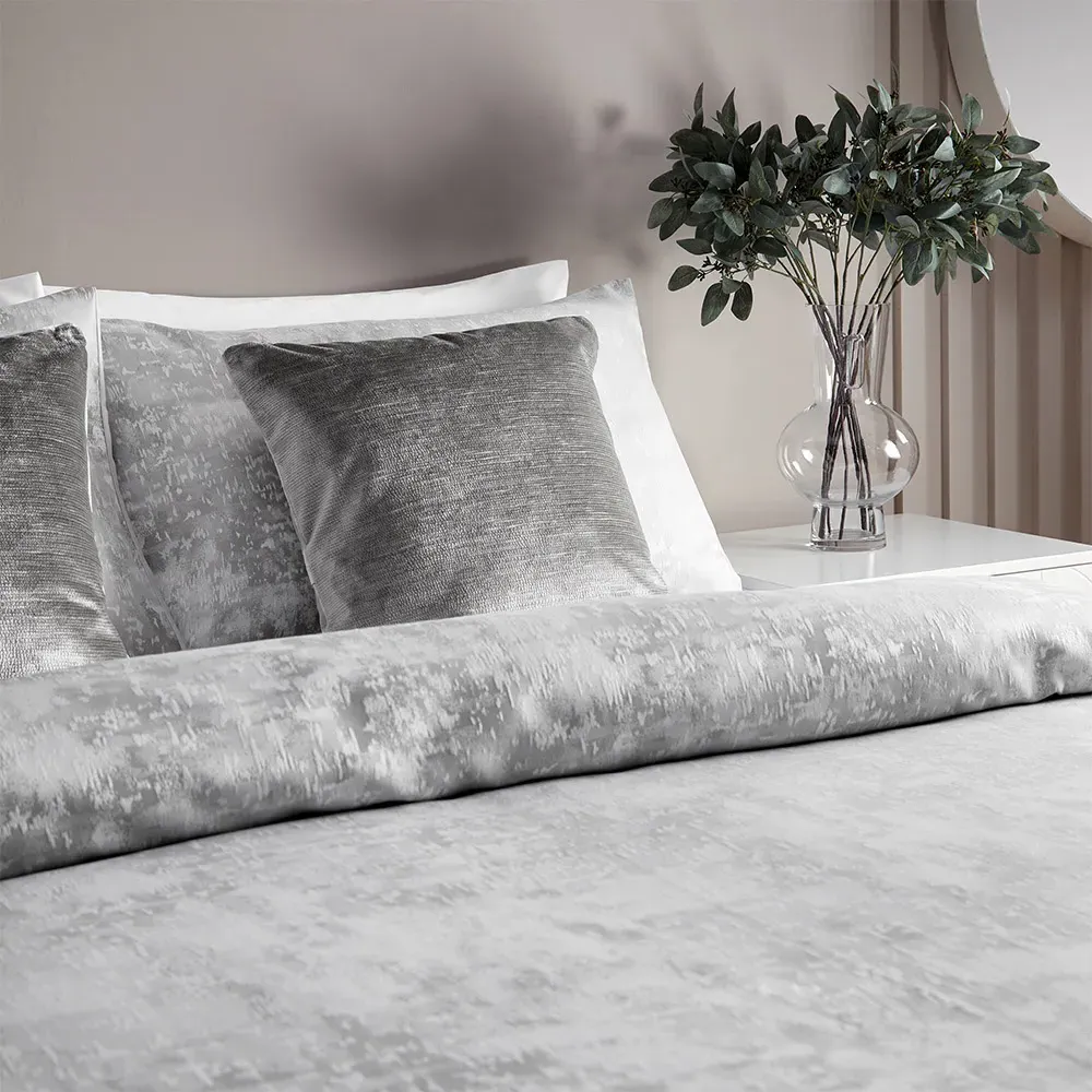 Symphony Double Duvet Set - Silver