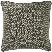 Tangier Square Woven Cushion with Fringe Trim - Multi