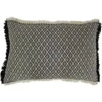 Tangier Woven Cushion with Fringe Trim - Multi