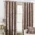 Verona Crushed Velvet Eyelet Curtain - Cream