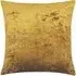 Verona Square Cushion - Ochre, Crushed Velvet