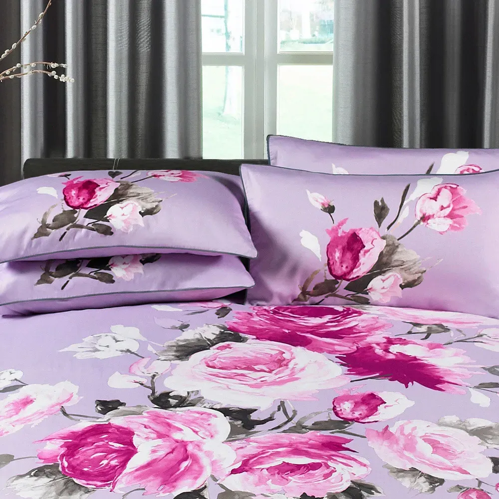 Windsor Super King Size Duvet Cover Set - Cream, Cotton