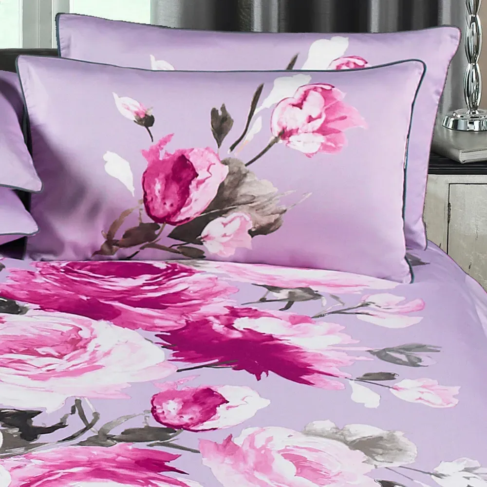 Windsor Super King Size Duvet Cover Set - Cream, Cotton