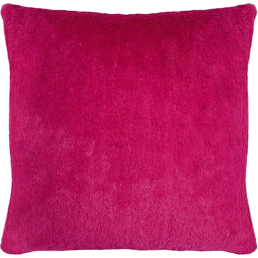 Zermatt Faux Fur Cushion - Pink image