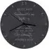 Personalised Anniversary Slate Clock - Black