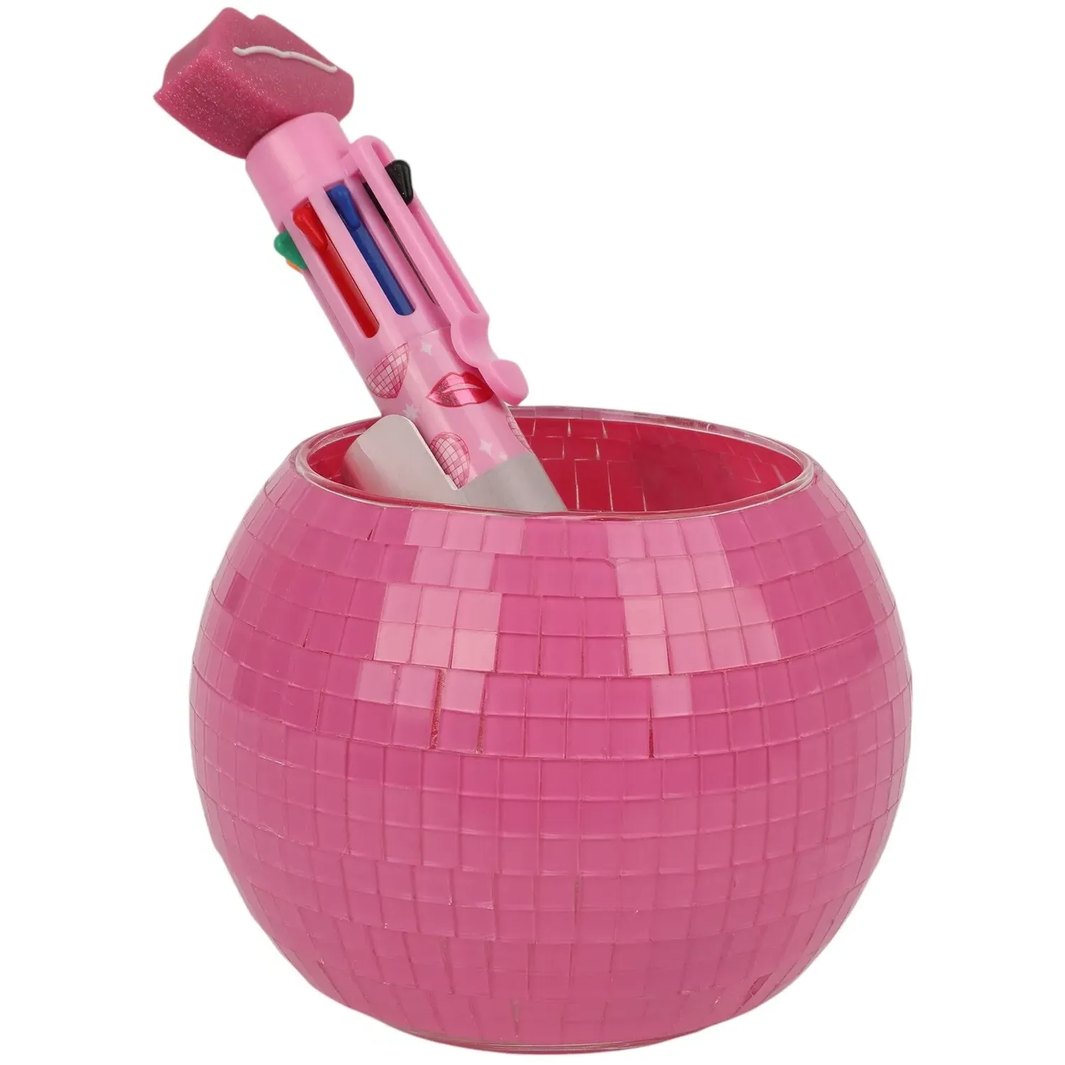 Lets Dance Disco Pen Pot - Pink