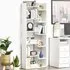11 Shelf Cubic Bookcase - White