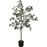 150cm Artificial Eucalyptus Plant - Green, Silk