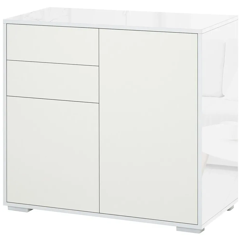 2 Door 2 Drawer Sideboard - White