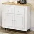 2 Door 2 Drawer Sideboard - White