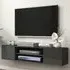 2 Door 2 Shelf Floating TV Stand Cabinet - Grey
