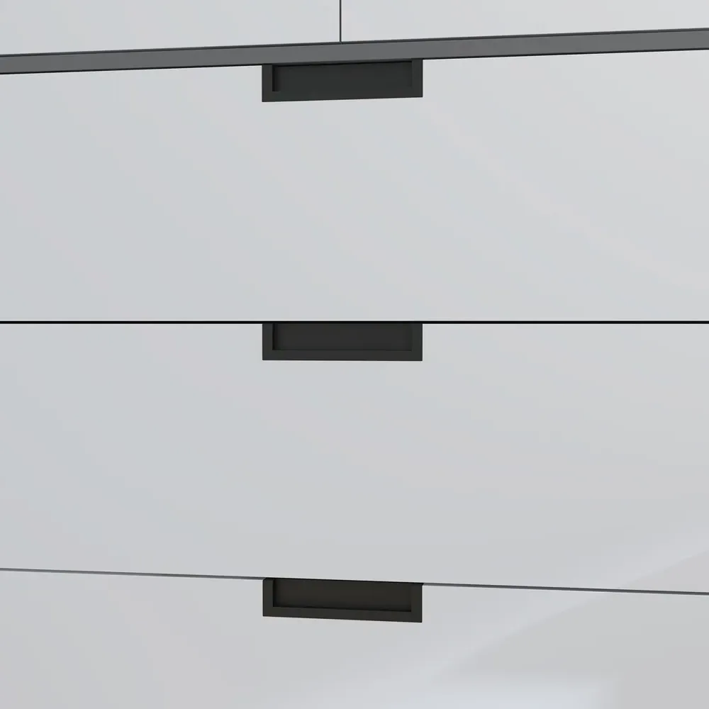 2 Door 3 Drawer Wardrobe - Grey