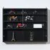 2 Door 5 Shelf Wall Display Unit - Black