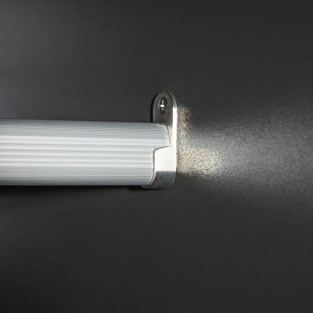 2 Door High Gloss Wardrobe - Grey