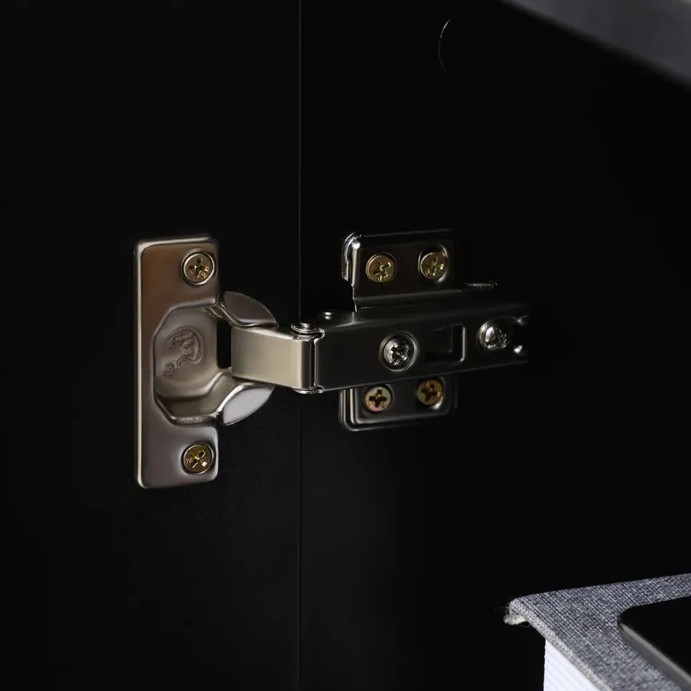 2 Door Storage Cabinet - Black