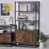 2 Door Storage Cabinet - Brown