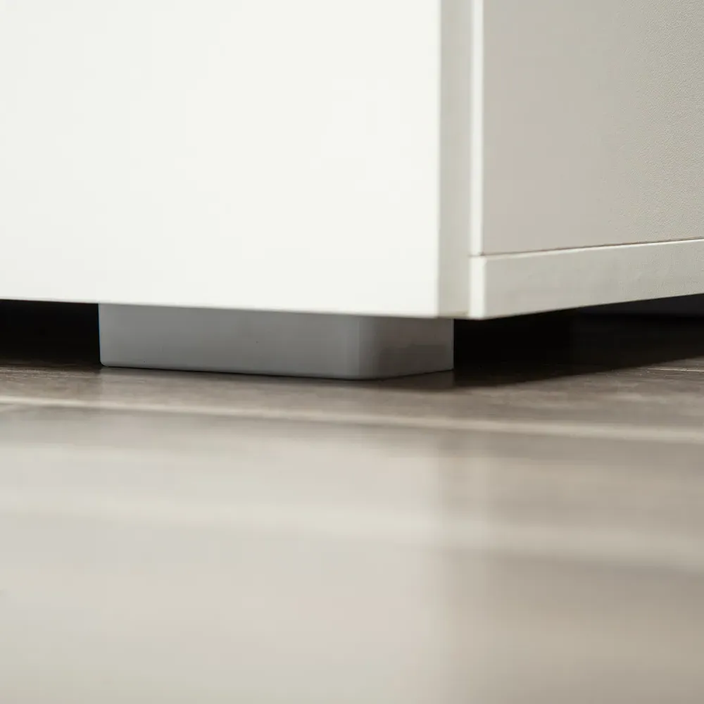 2 Door Storage Cabinet - White