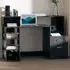 2 Drawer Computer Desk with Storage - Black