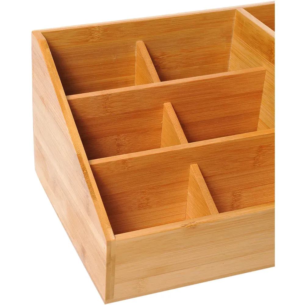 2 Drawer Multi Function Storage Caddy - Brown