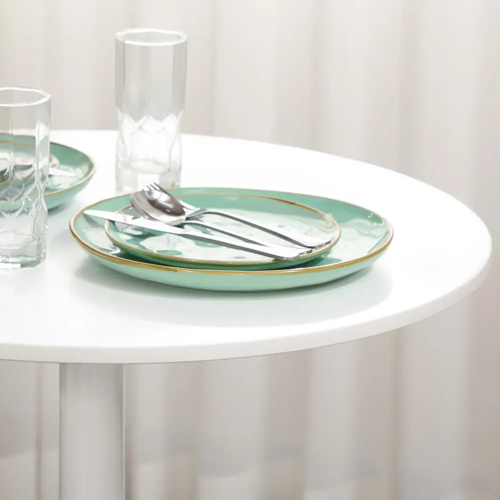 2-Seater Dining Table - White