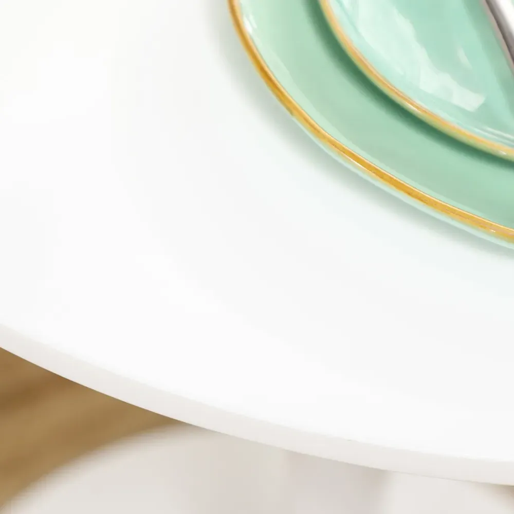 2-Seater Dining Table - White