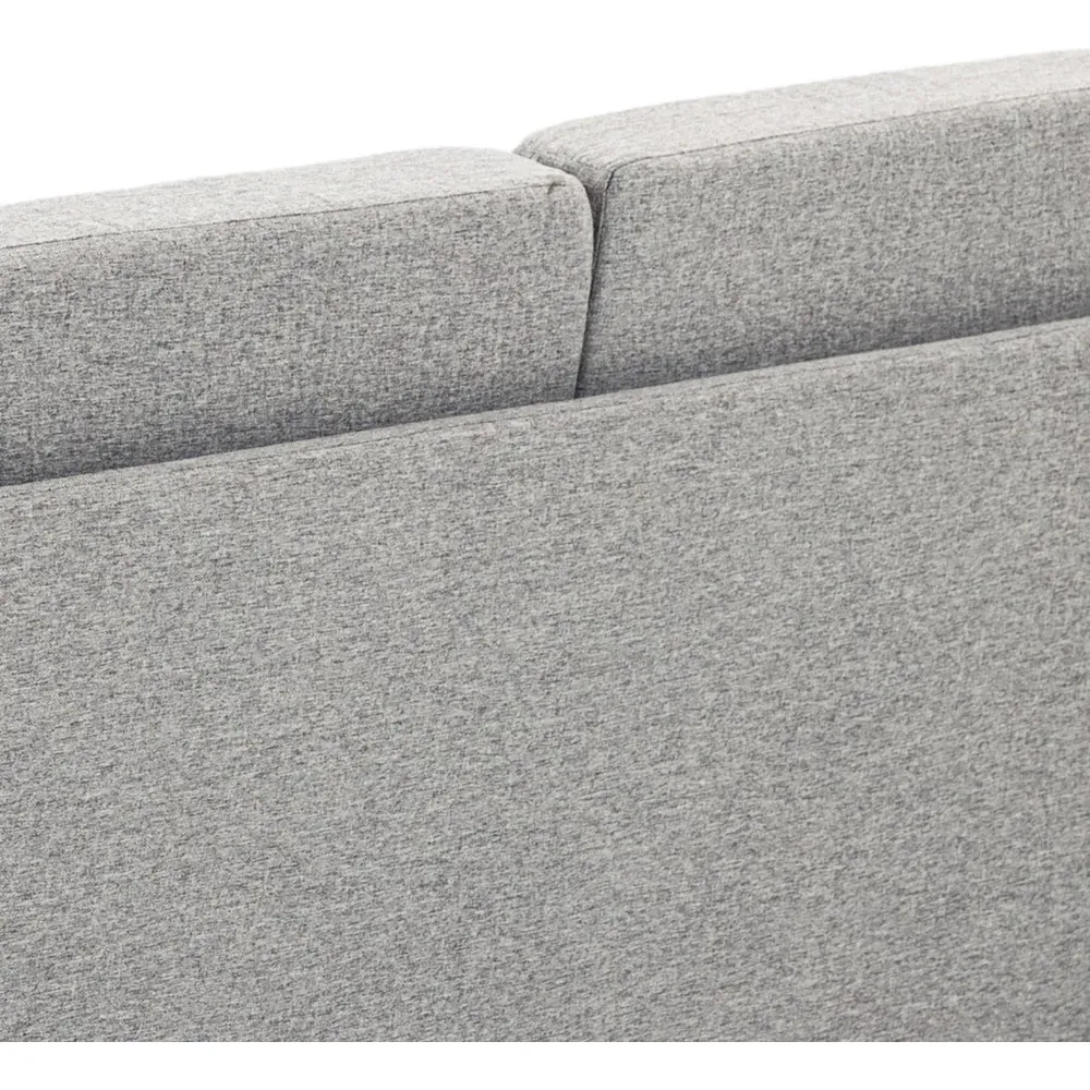 2-Seater Loveseat Sofa - Light Grey, Linen