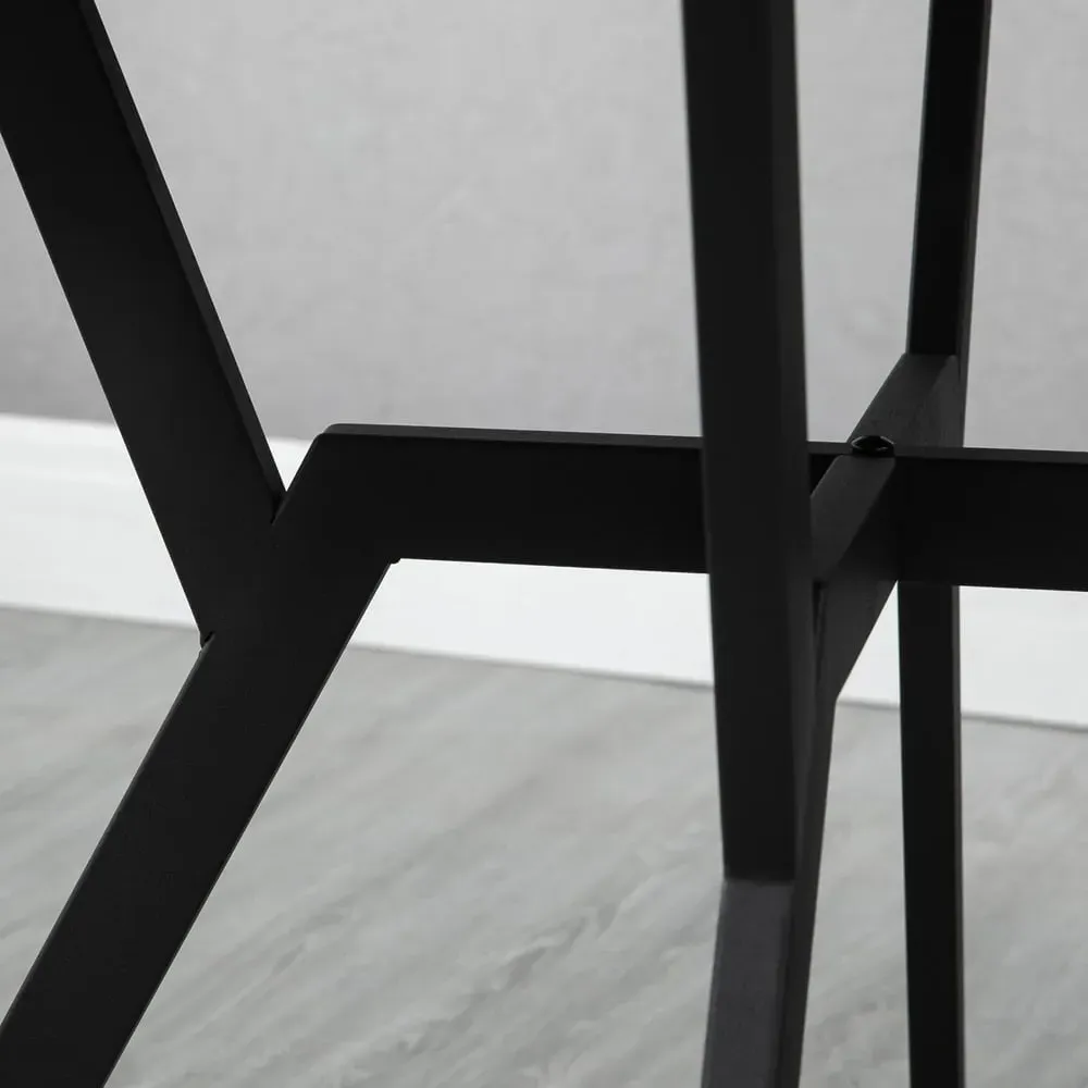 2-Seater Round Dining Table - Brown