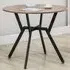 2-Seater Round Dining Table - Brown